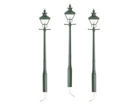 Decorative Street Lamp 3-Pack - Green